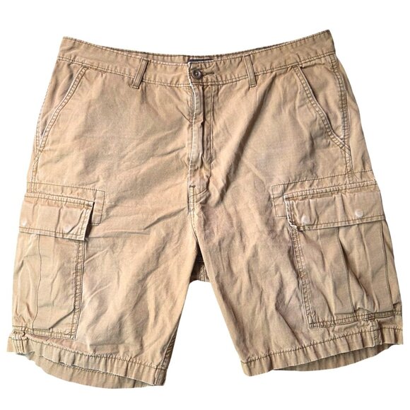 Levi's Other - Levi's Khaki Tan Six Pocket Casual Outdoor Cotton Cargo Shorts Men's Size 36